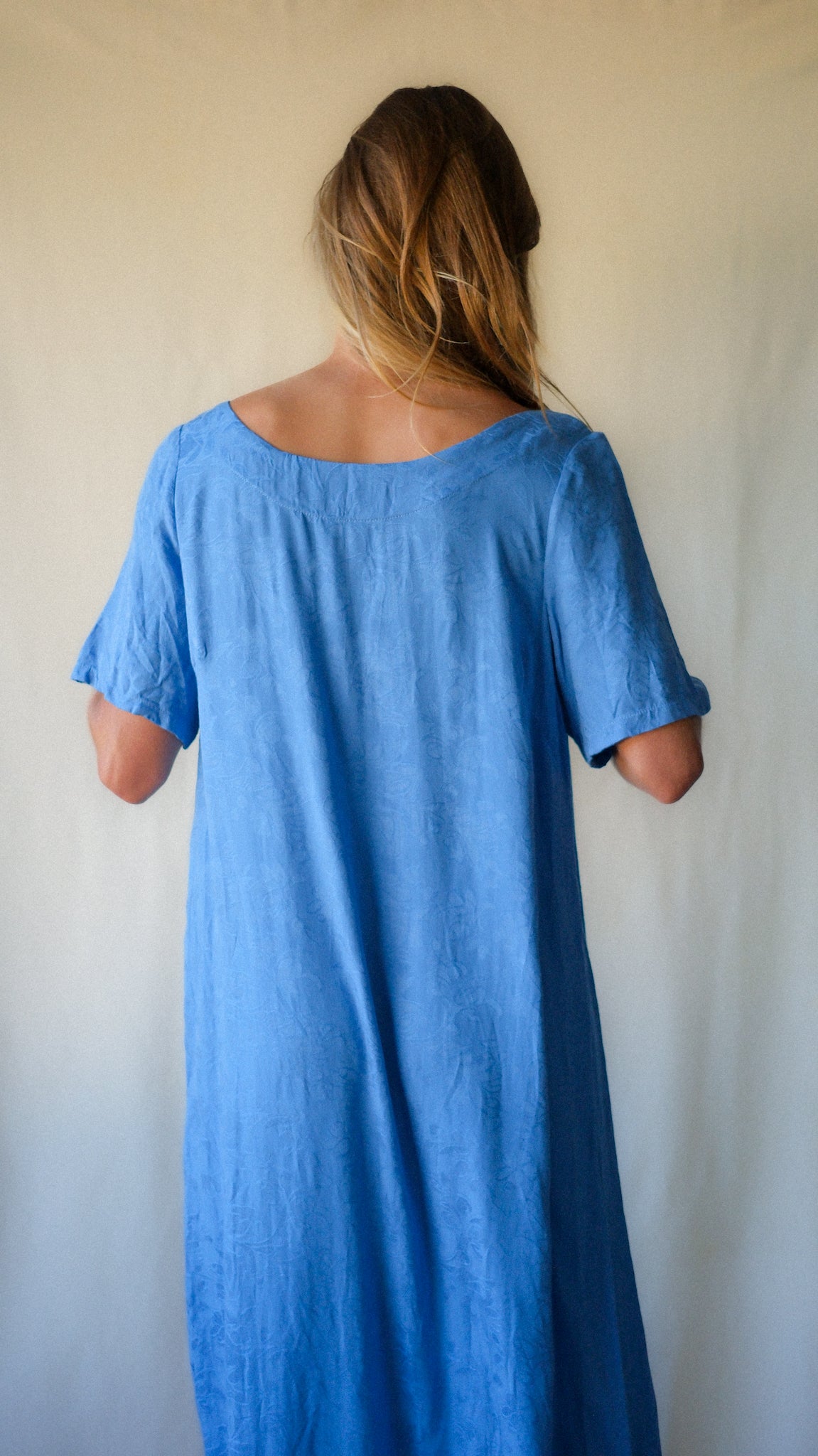 The Daliah dress in Jaipur Sky