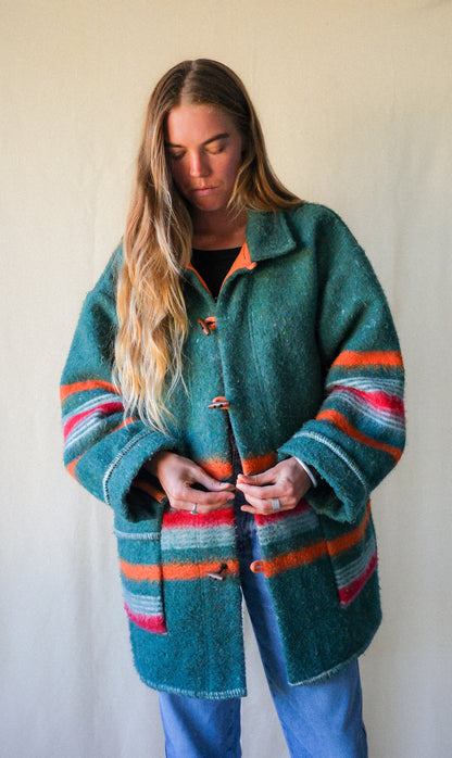 The Heirloom Blanket Jacket- Wilderness