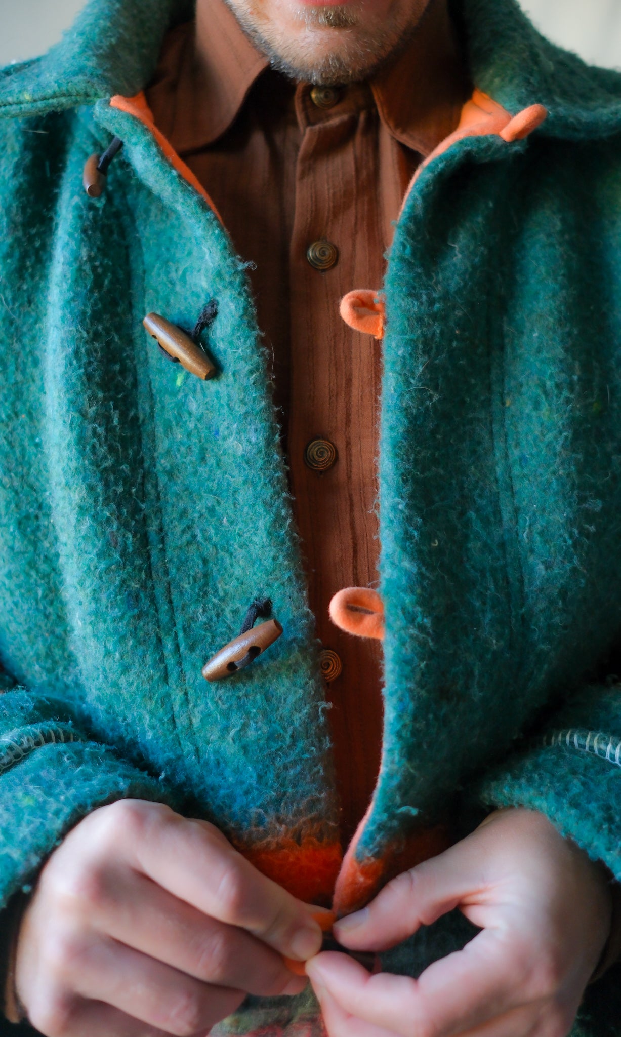 The Heirloom Blanket Jacket- Wilderness