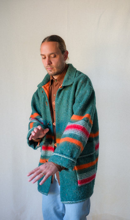 The Heirloom Blanket Jacket- Wilderness