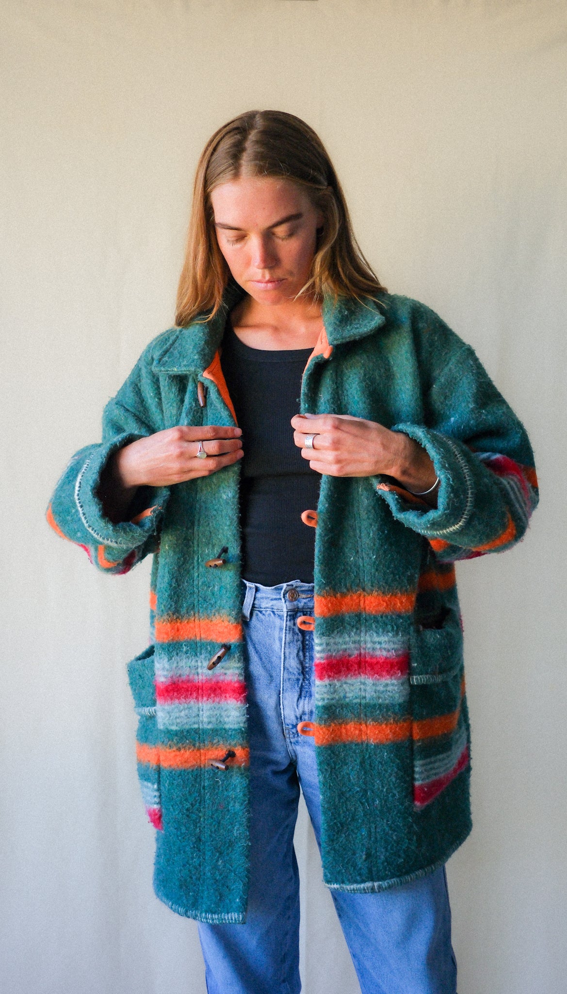 The Heirloom Blanket Jacket- Wilderness