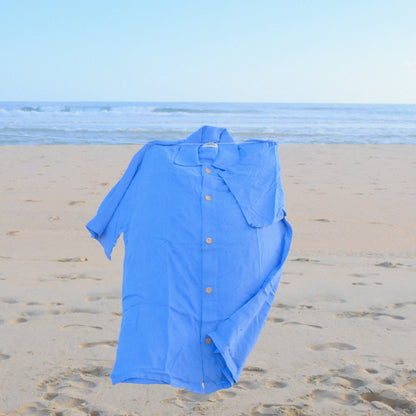 Men's Button up shirt- The Classic in Jaipur Sky