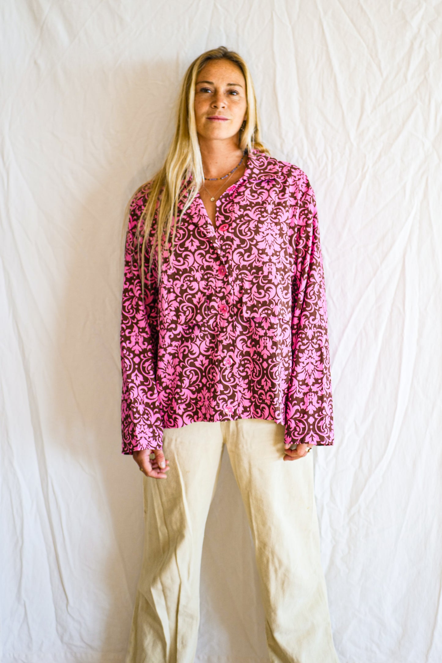 Ladies light-weight Jacket - The Sam in Disco Pink