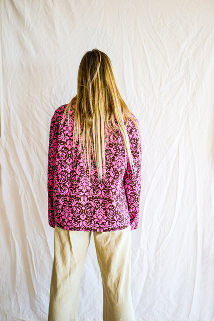 Ladies light-weight Jacket - The Sam in Disco Pink